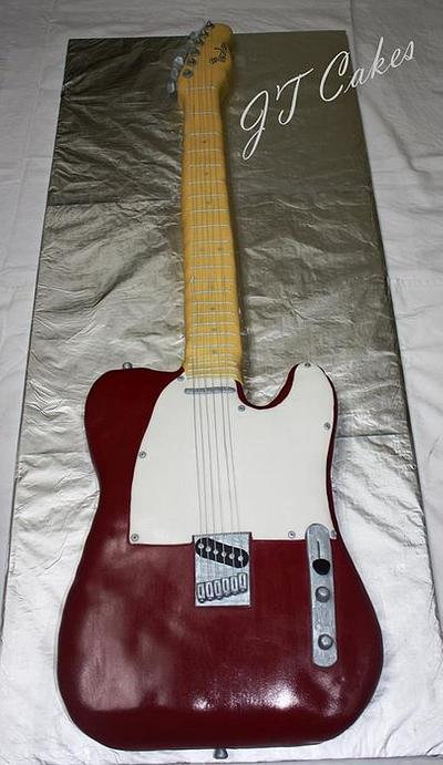 Fender full size guitar - Cake by JT Cakes