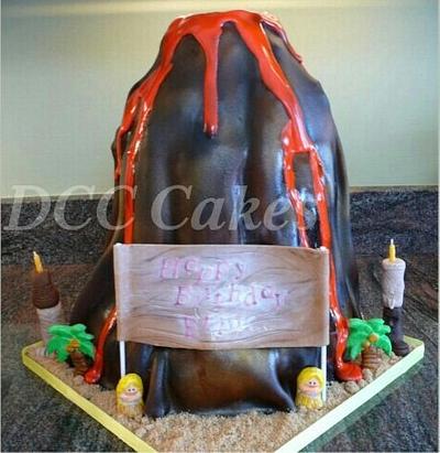 Erupting Volcano Cake - Cake by DCC Cakes, Cupcakes & More...