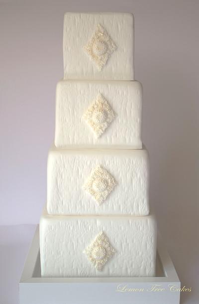 wedding  cake - Cake by pamz