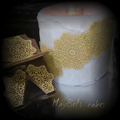 Candle cake  - Cake by MayBel's cakes
