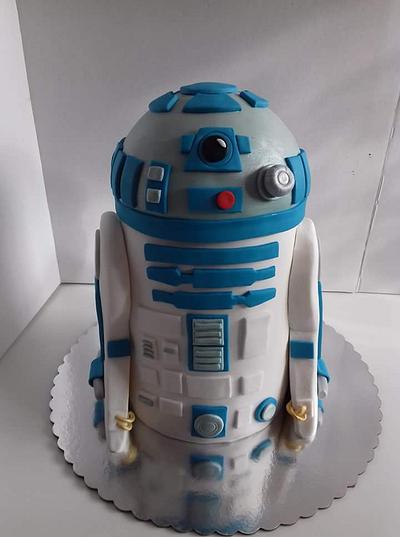 R2D2 cake - Cake by Jelena Brkljac