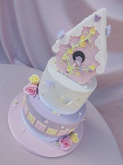 Baby birdhouse cake - Cake by jameela