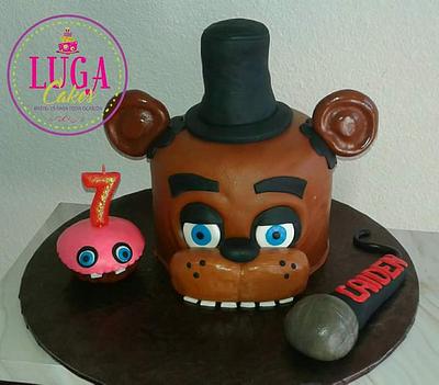 Five nights at Freddy's cake - Cake by Luga Cakes