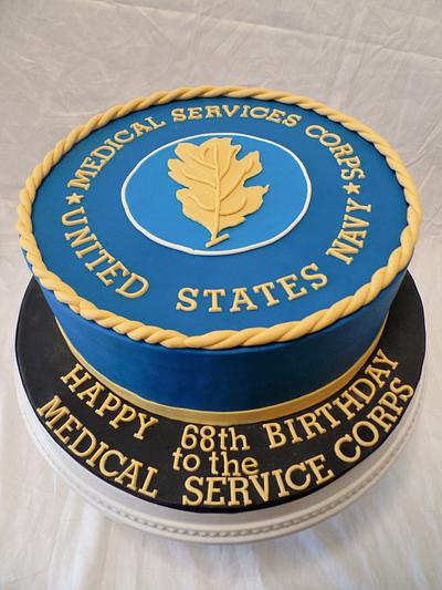 Military Medical Birthday - Cake by Anchored in Cake