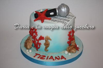 sing and sea cake - Cake by Daria Albanese