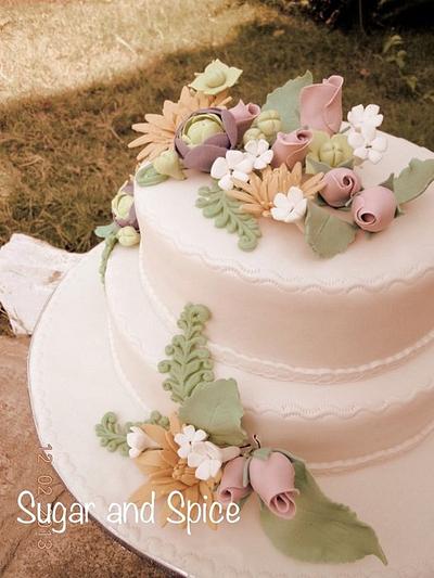 Wedding cake  - Cake by Sugar and Spice