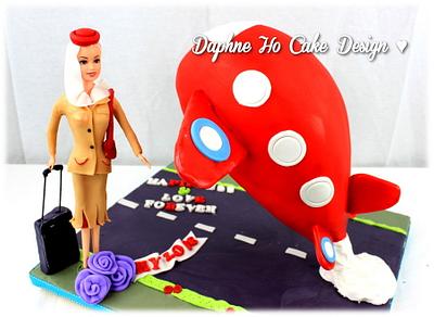 Airplane cake - Cake by DaphneHo