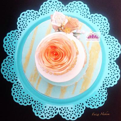 Vintage Rose - Cake by FAIZA