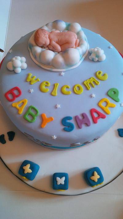 Welcome baby cake - Cake by Little C's Celebration Cakes