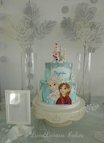 Frozen - Cake by loveliciouscakes