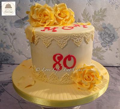 80th birthday cake - Cake by Love Life, Eat Cake! by Michele