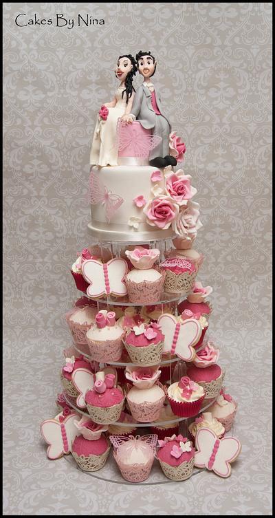 Romantic Cupcakes - Cake by Cakes by Nina Camberley