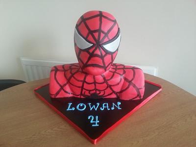 spiderman  - Cake by Lyn 