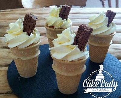 Mr Whippy Cupcakes - Cake by The Cake Lady