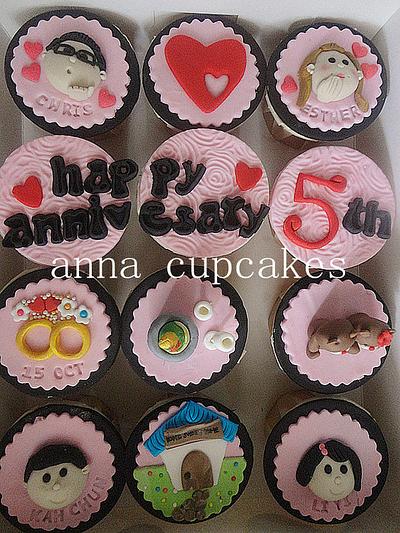 anniversary cupcakes - Cake by annacupcakes
