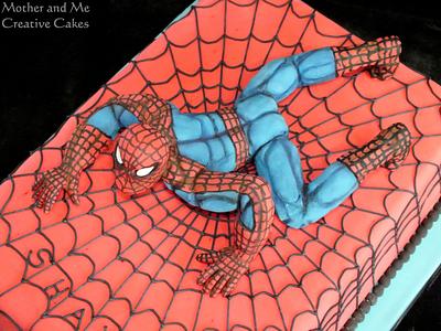Spidey cake - Cake by Mother and Me Creative Cakes