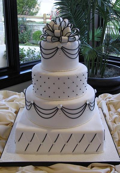 Bling wedding cake - Cake by Diane