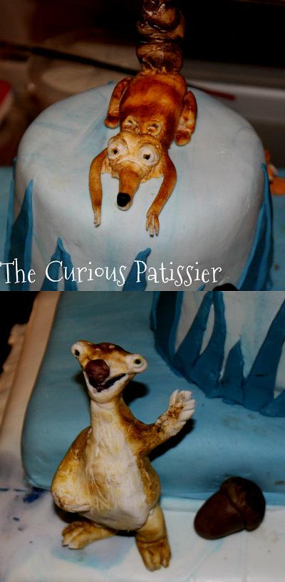 Scrat and Sid from Ice Age - Cake by The Curious Patissier