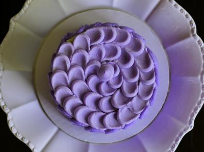 Lavender Ombre Petal Cake - Cake by Kellie Witzke