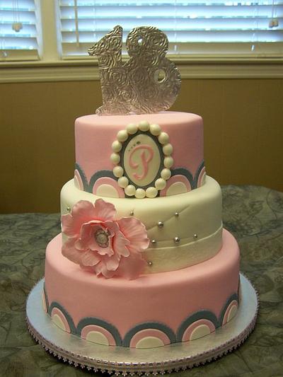 She's A Lady - Cake by Theresa