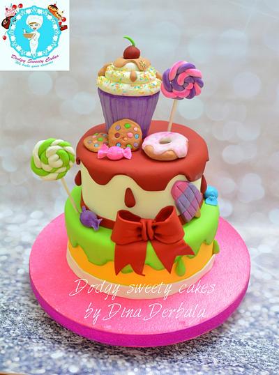 Candy cake  - Cake by Dina Derbala