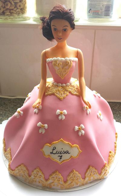 Princess Barbie Doll Cake - Cake by Sweet Babycakes