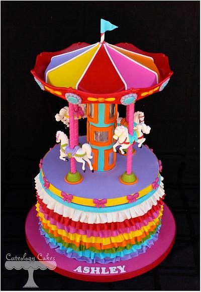 Carousel Cake - Cake by Cuteology Cakes 