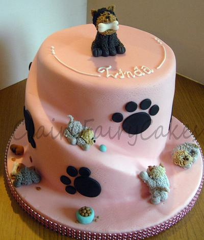 Yorkshire Terriers - Cake by Clair Stokes