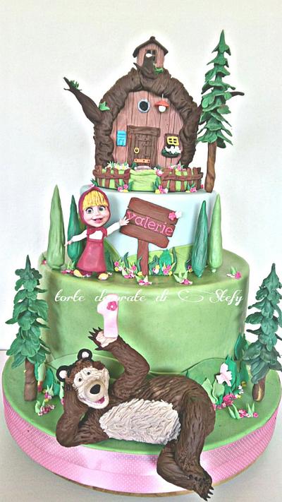 Masha and the bear - Cake by Torte decorate di Stefy by Stefania Sanna