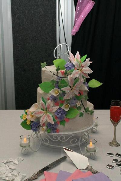 Wedding Cake - Cake by BaileyBoo