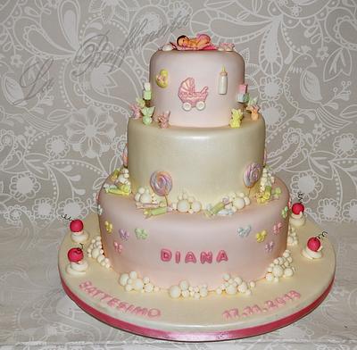 Christening Cake - Cake by La Raffinata