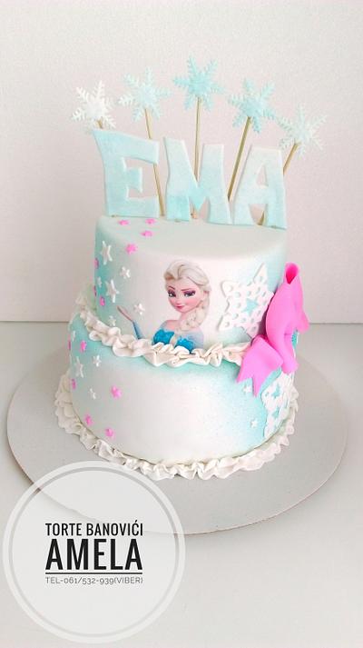 frozen Elsa cake - Cake by Torte Amela