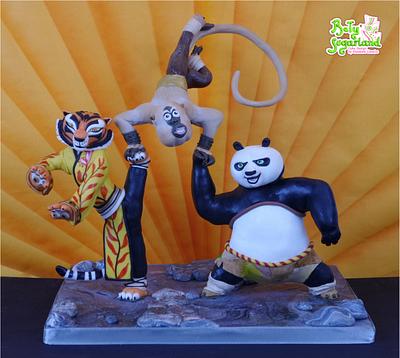 Kung Fu Panda Mania Collab - My piece - Cake by Bety'Sugarland by Elisabete Caseiro 