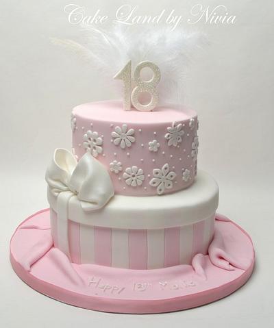 18th birthday cake - Cake by Nivia