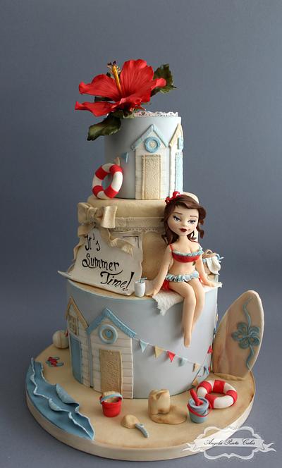 It's summer time! Sweet Summer Collaboration - Cake by Angela Penta
