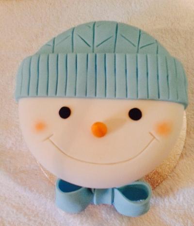 Cute Snowman  - Cake by Martina Kelly