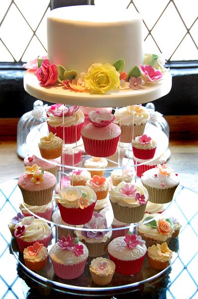 Summer Wedding Tower! - Cake by Glenys Talbot