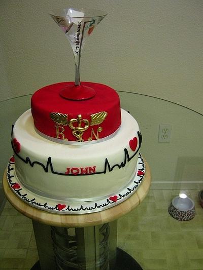 Registered Nurse Cake - Cake by Cakeicer (Shirley)