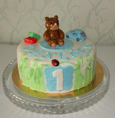 first birthday - Cake by Jiřina Matějková
