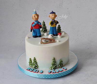 Pat and Mat - Cake by Jolana Brychova