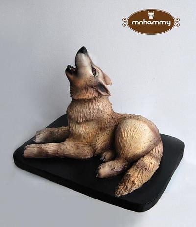 howling wolf - Cake by Mnhammy by Sofia Salvador
