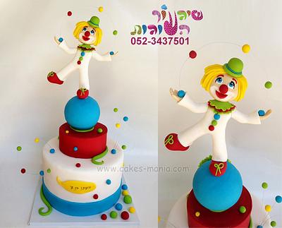 clown cake by cakes-mania - Cake by sharon tzairi - cakes-mania
