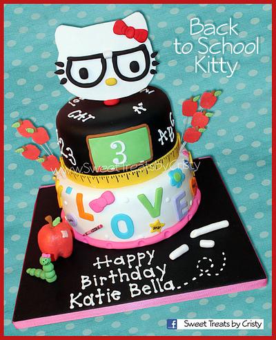 Back to School Hello Kitty - Cake by Cristy