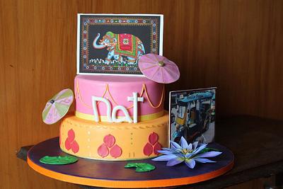 Thai Inspired 21st cake - Cake by Julz Pilkington