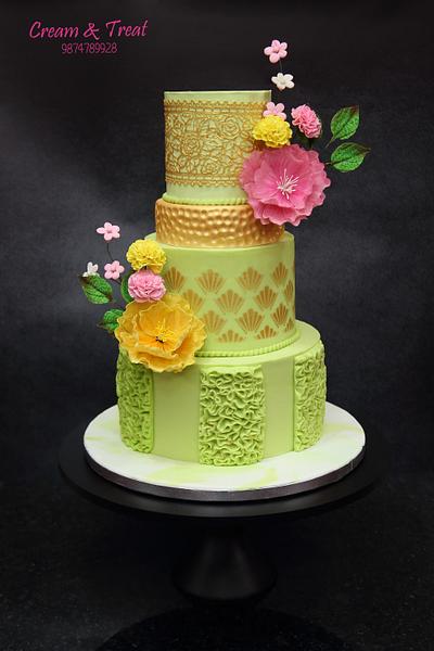 The neon beauty - Cake by Joyeeta lahiri
