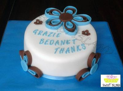 Quilling thanks  - Cake by Simona (Sweet Island)