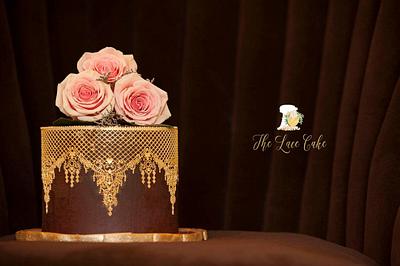 Chocolate Lace Cake - Cake by Deva Williamson 