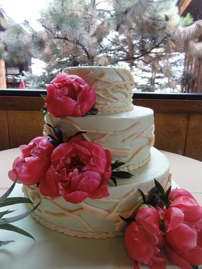 Birch Branch Wedding Cake - Cake by Kassie Smith