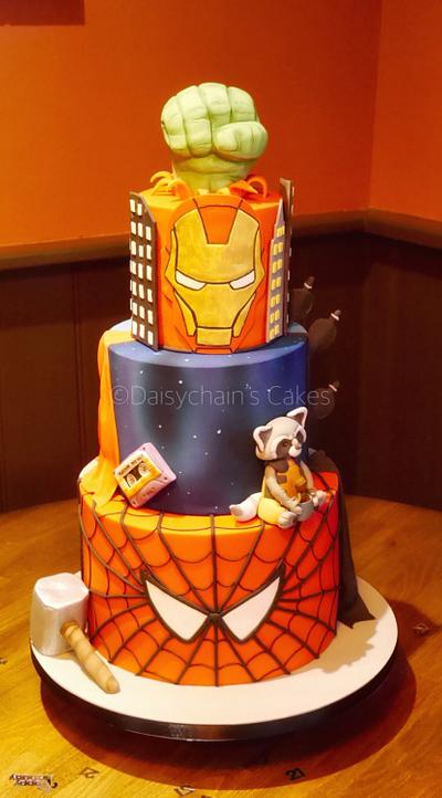 Super hero cake - Cake by Daisychain's Cakes