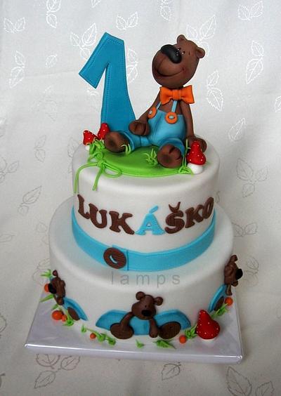 Cake with bear - Cake by lamps